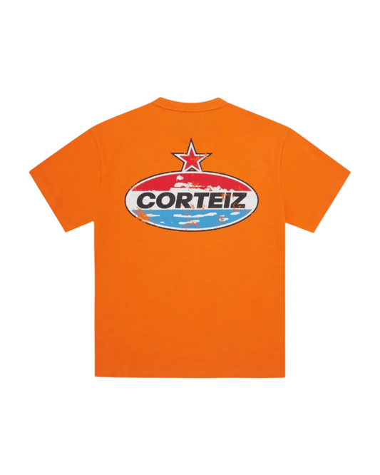 Corteiz Motor Heavyweight Tee - "Orange"