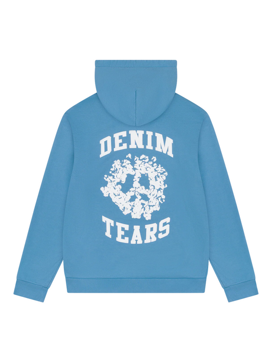 Denim Tears Denim University Zip Hoodie - "Light Blue"