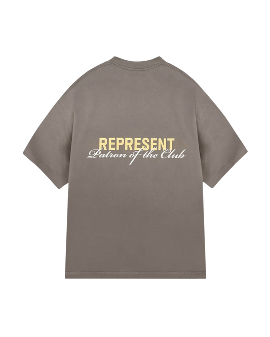 Represent Patron Of The Club T-Shirt - "Washed Olive"
