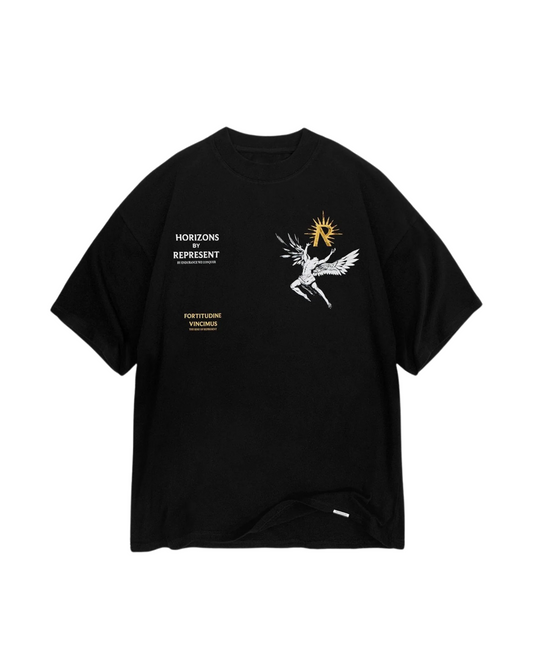 Represent Icarus T-Shirt - "Jet Black"