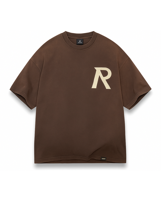 Represent Masking Tape Initial T-Shirt - "Cedar"