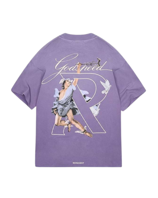 Represent Hermes T-Shirt - "Purple"