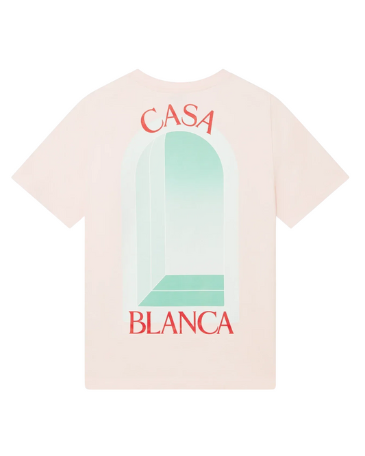 Casablanca L'Arche Short-Sleeve T-Shirt - "Pink"