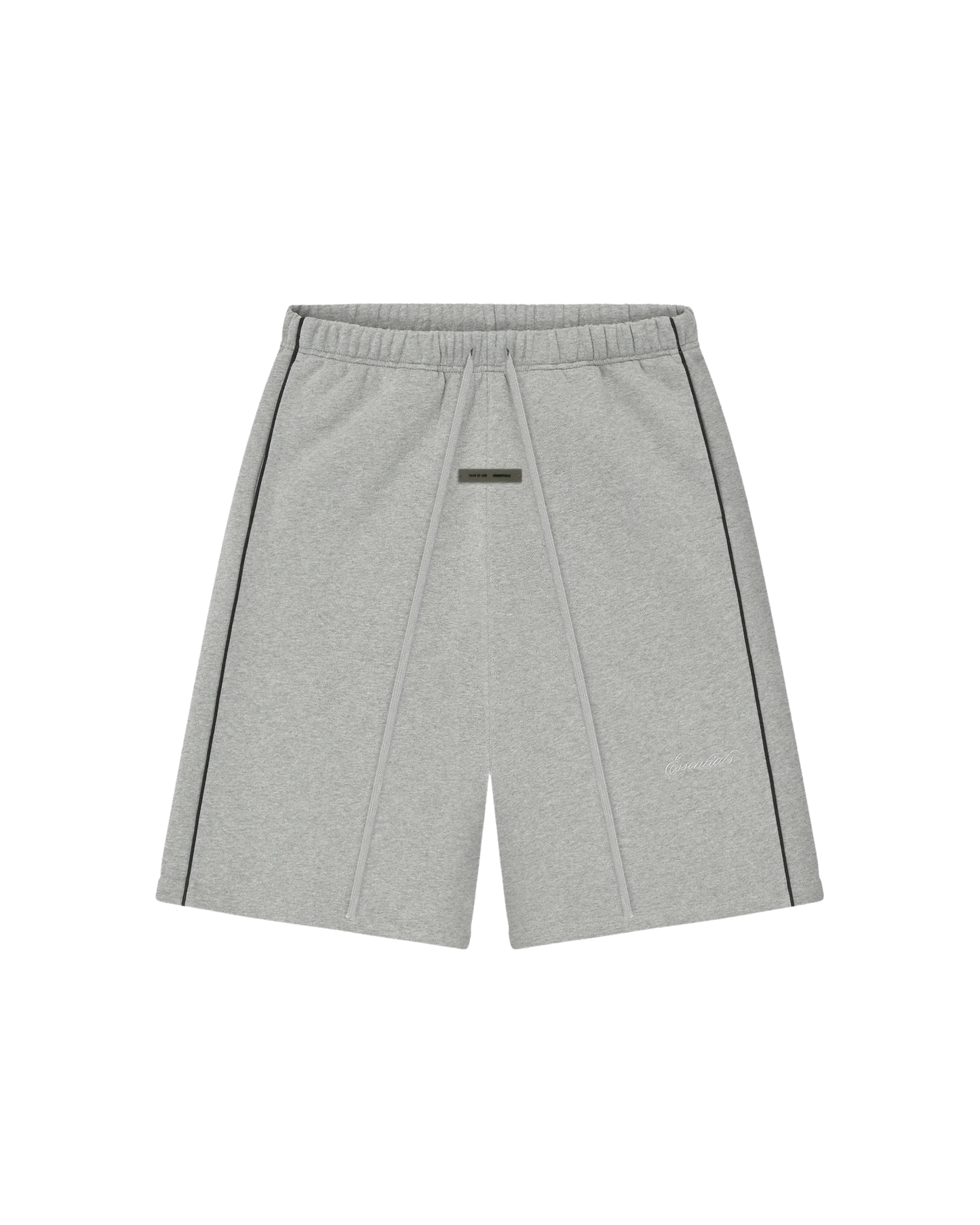 Fear of God Essentials Shorts with Piping - "Concrete Heather / Black"