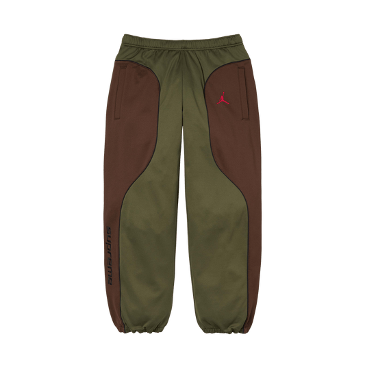 Supreme x Jordan Track Pants 'Olive/Brown'