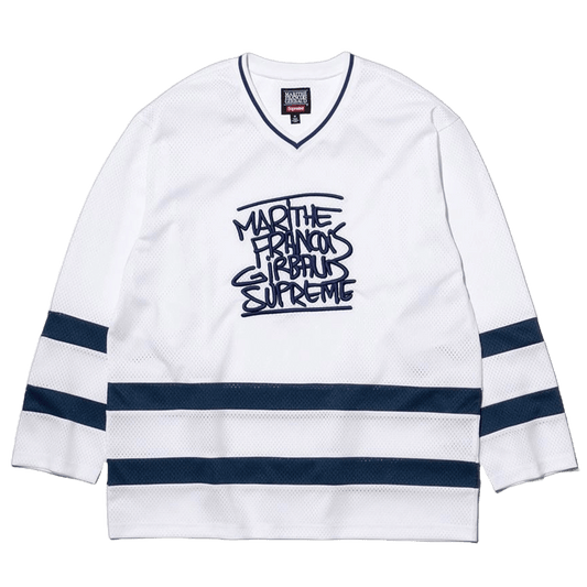 Supreme Marithé + François Girbaud Hockey Jersey 'White'