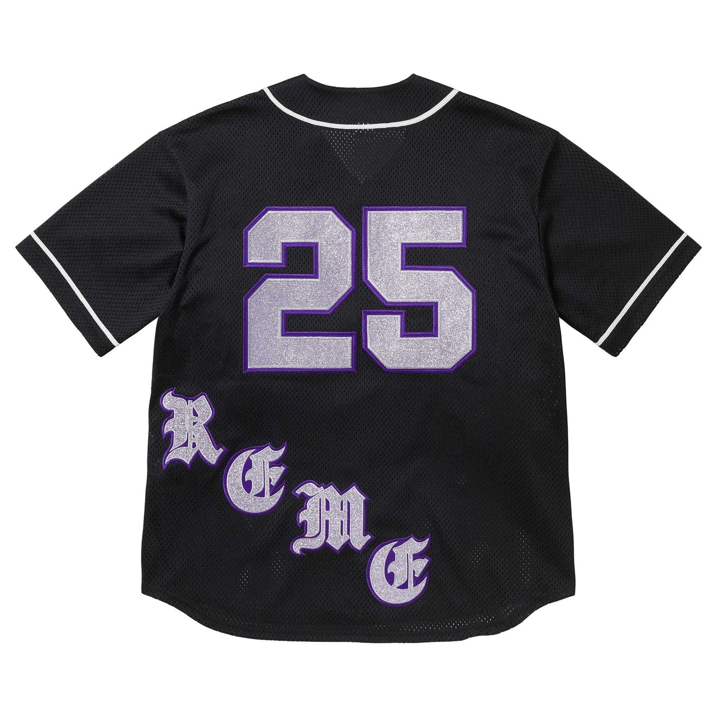 Supreme Old English Baseball Jersey 'Black'