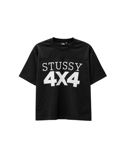 Stüssy 4X4 Mesh Football Jersey - "Black"