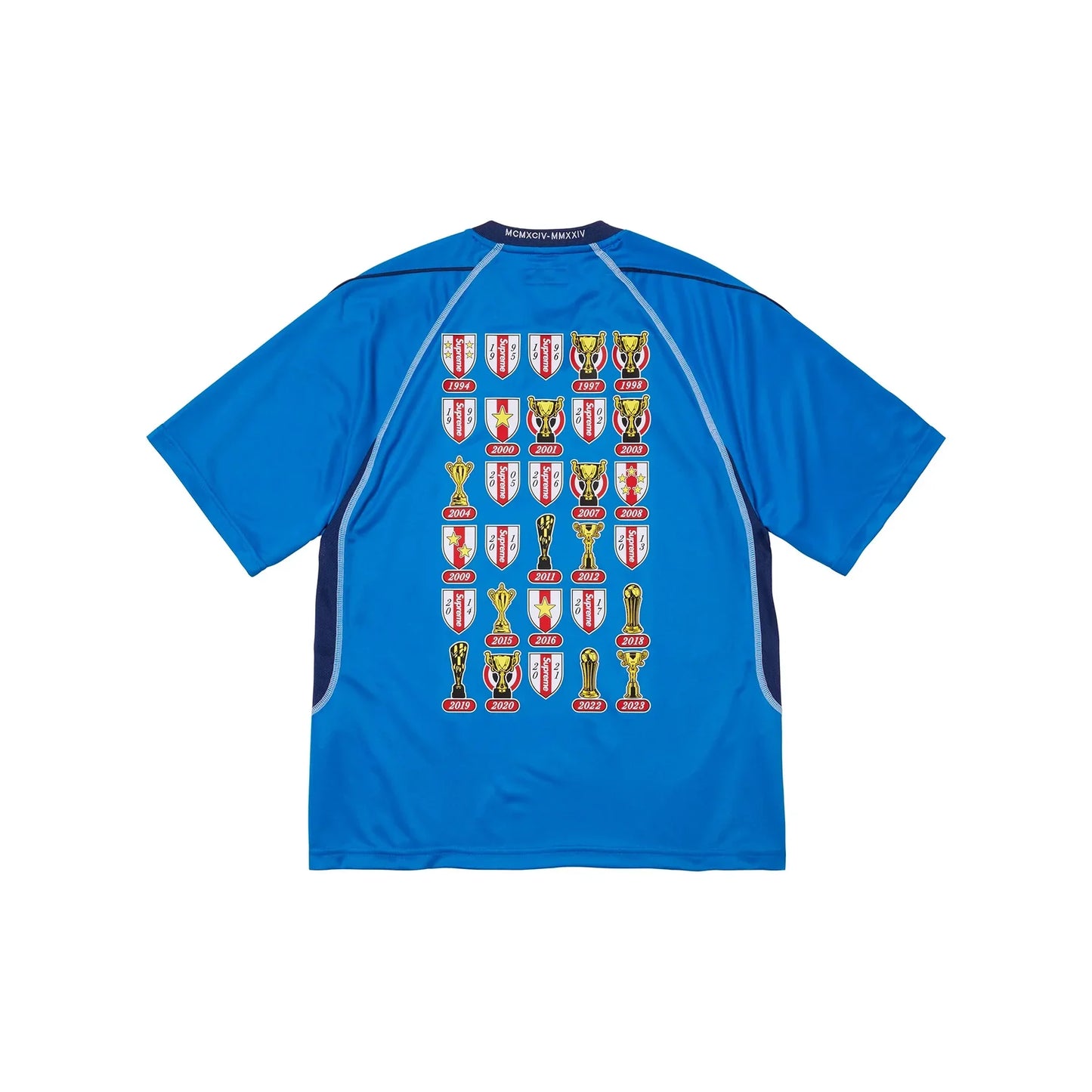 Supreme Jacquard Soccer Jersey Blue