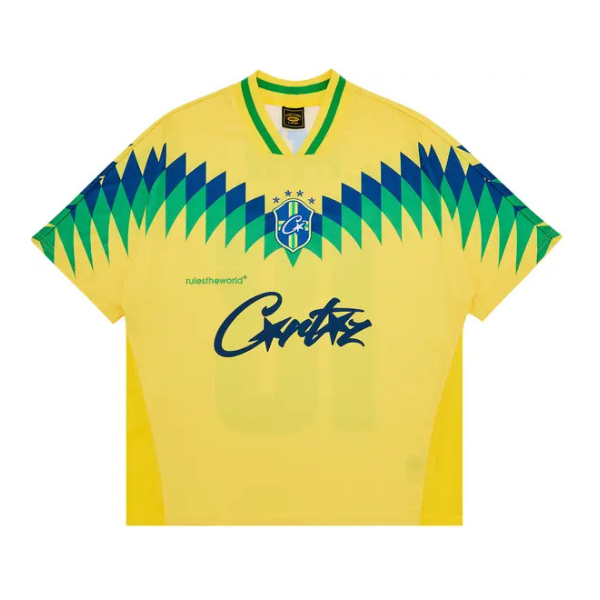 Corteiz Club America Jersey Brasil 'Yellow'