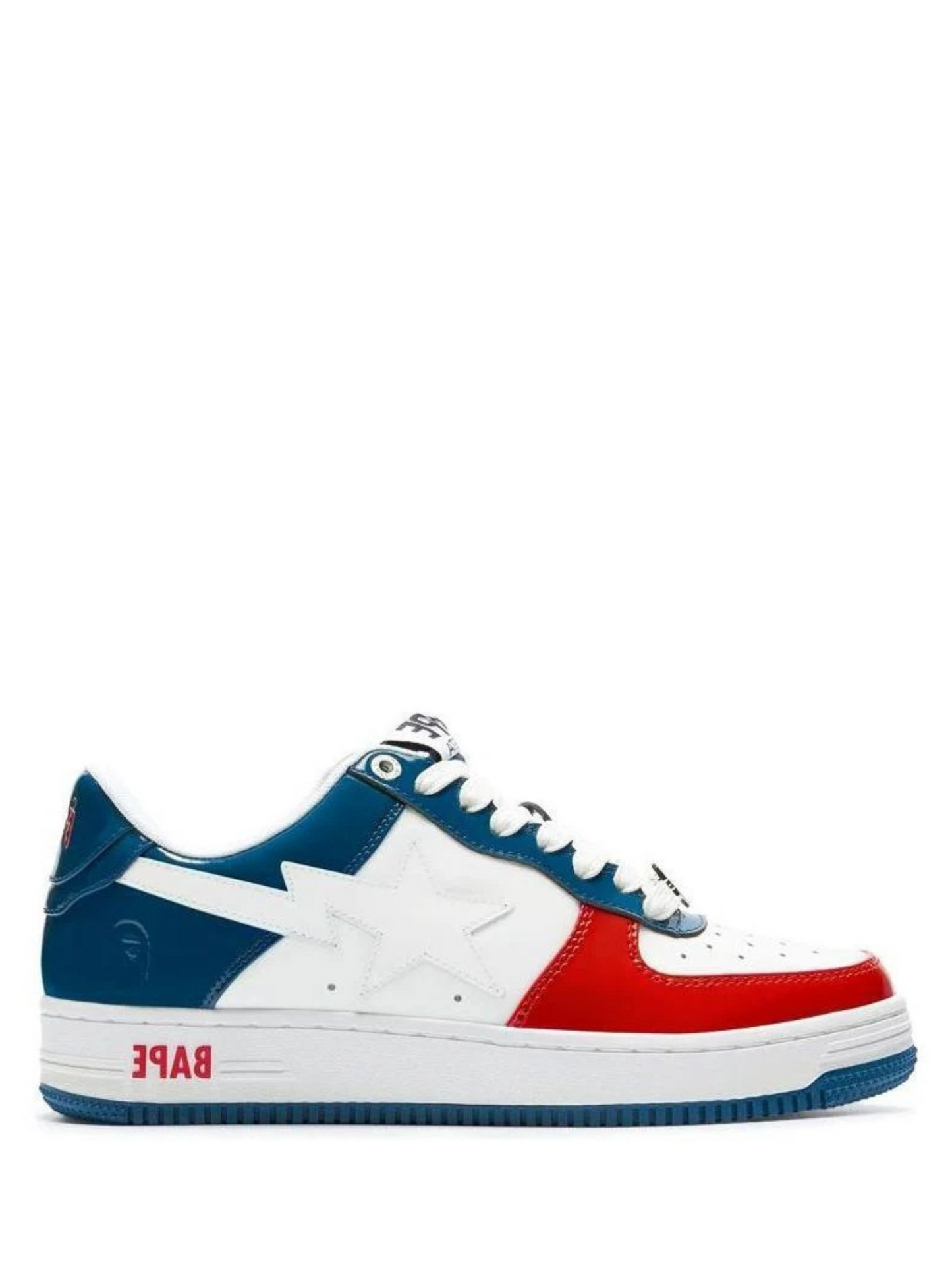 A Bathing Ape Bapesta - 'White Red Blue'