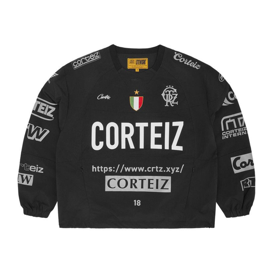 Corteiz Sponsors Training Pullover - "Black"