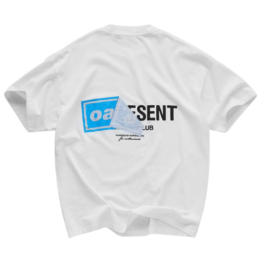 Represent X Oasis Owners Club T-Shirt - "Flat White"