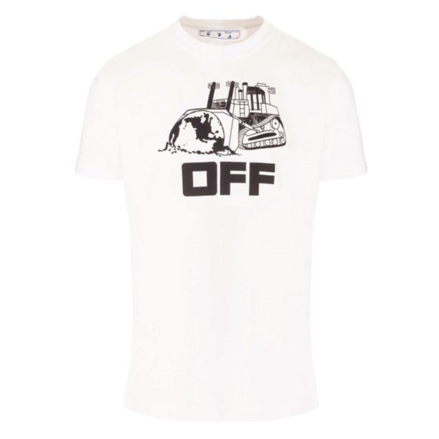 Off-White World Caterpillar T-Shirt - "White/Black"