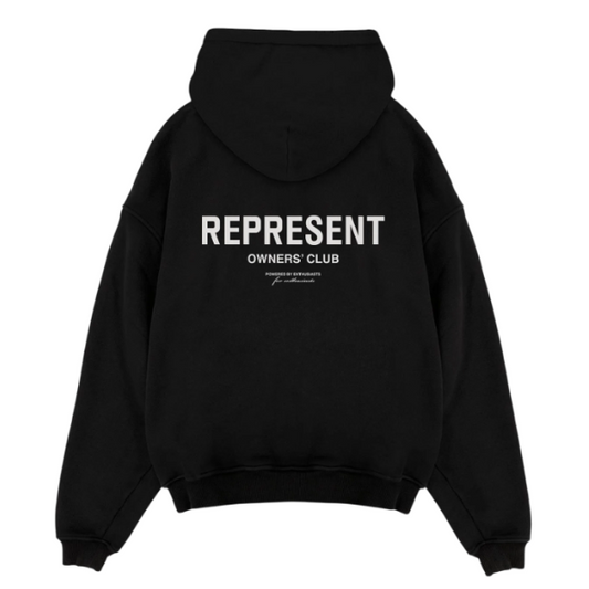 Represent Owners' Club Hoodie - "Black"