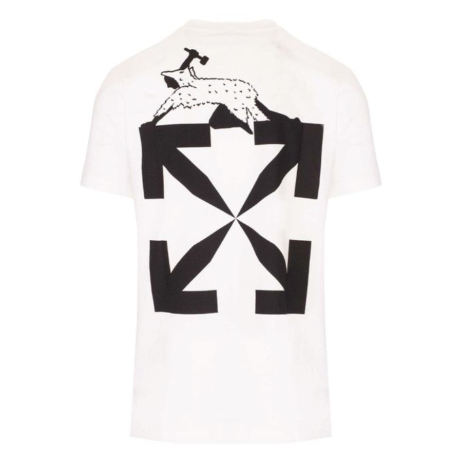 Off-White World Caterpillar T-Shirt - "White/Black"