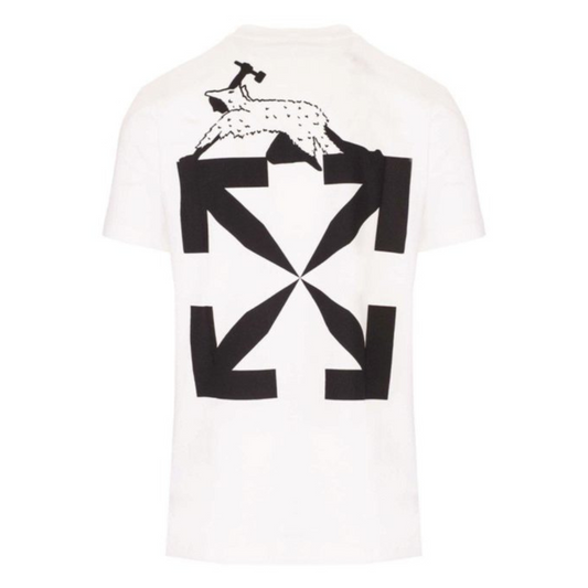 Off-White World Caterpillar T-Shirt - "White/Black"