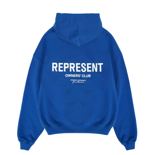 Represent Owners Club Hoodie - "Cobalt"
