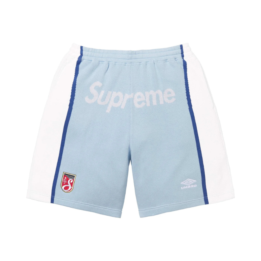 Supreme x Umbro Knit Soccer Short - "Light Blue"