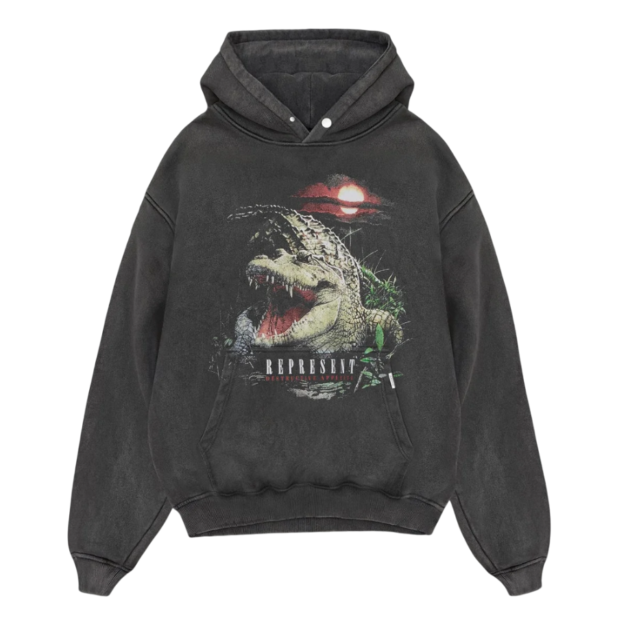 Represent Destructive Appetite Hoodie - "Vintage Grey"
