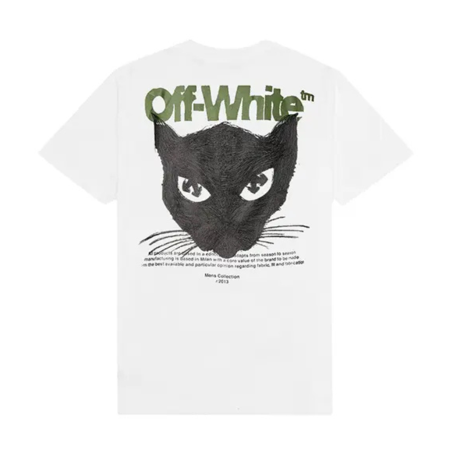 Off-White Cat Over Skate T-Shirt - "White/Black"