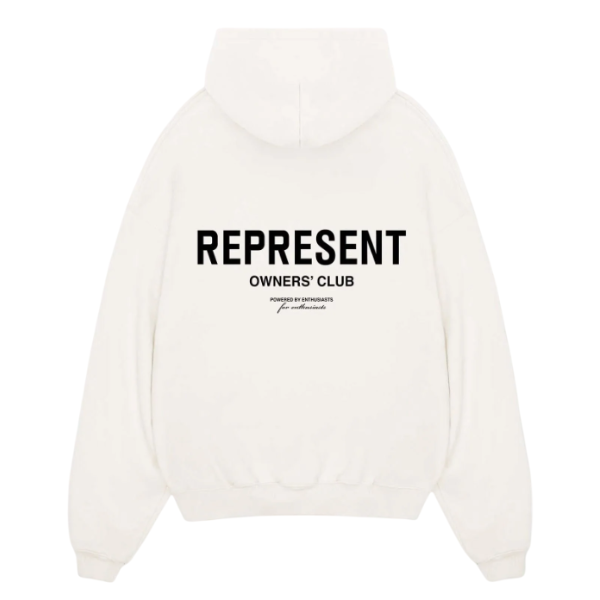 Represent Owners' Club Hoodie - "Flat White"