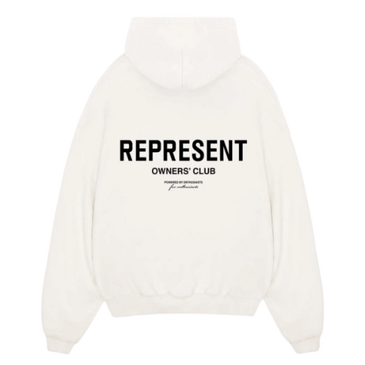 Represent Owners' Club Hoodie - "Flat White"