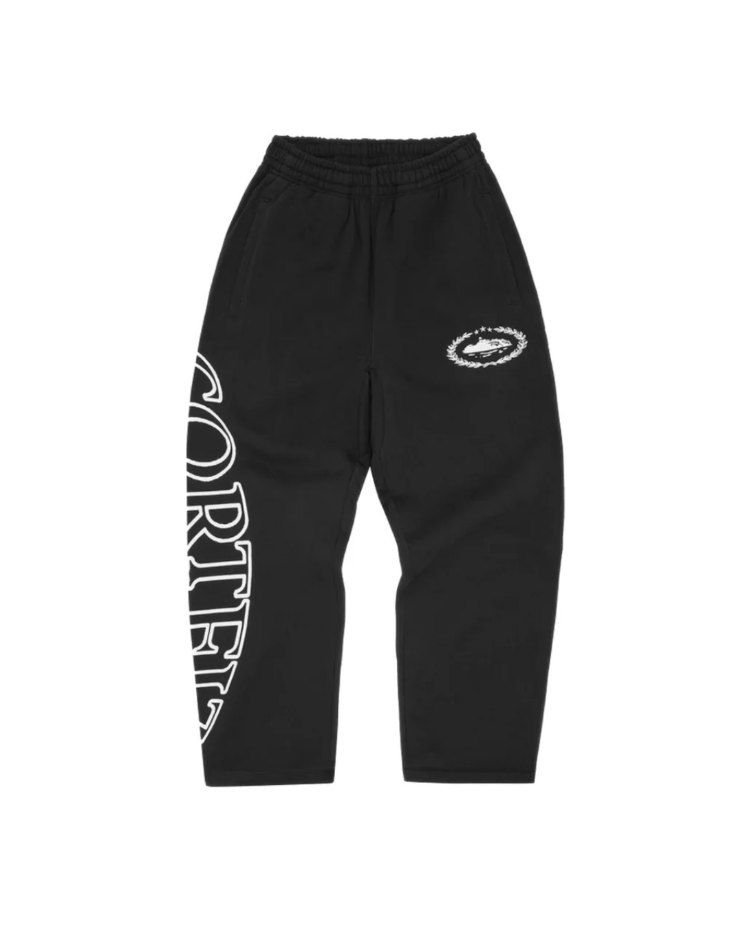 Corteiz Superior Royale Open Hem Pant - 'Black'