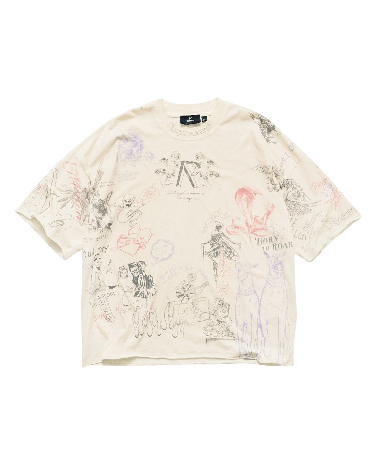 Represent Legacy T-shirt - 'Vintage Grey'