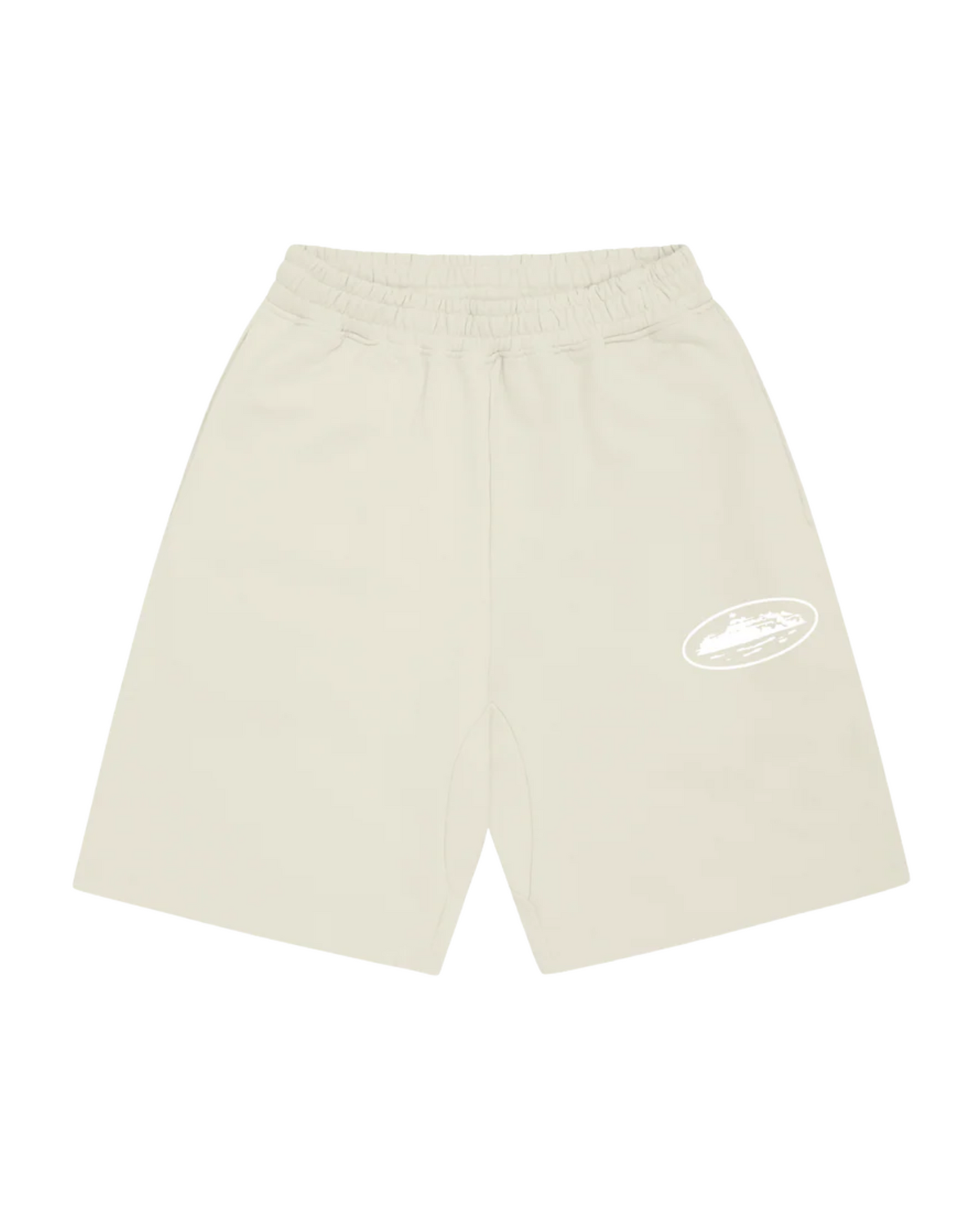 Corteiz Island Puff Print Sweatshort - 'Off-White'