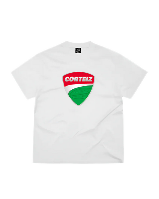 Corteiz Shield Tee - "White"