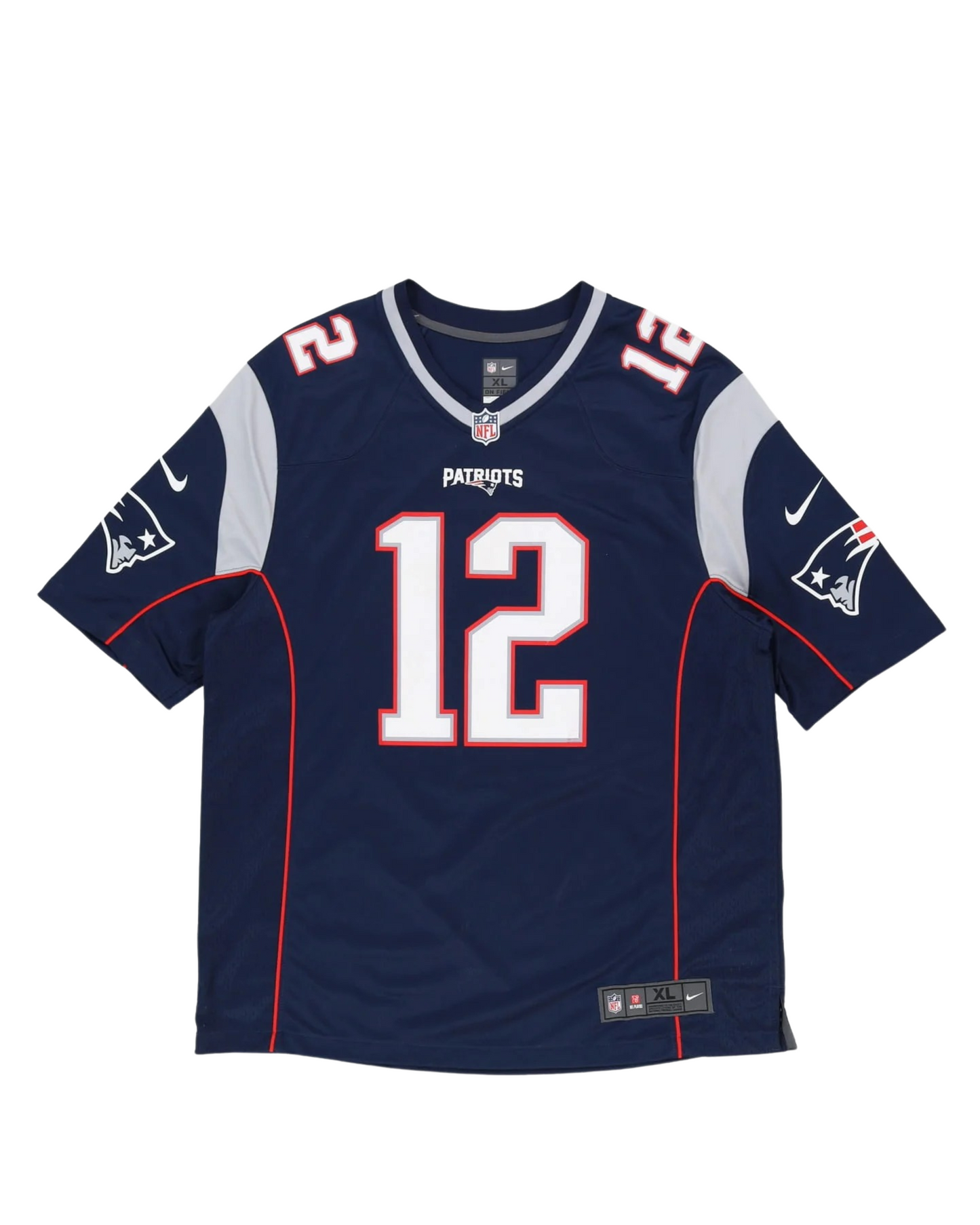 NFL New England Patriots Game Jersey Tom Brady #12