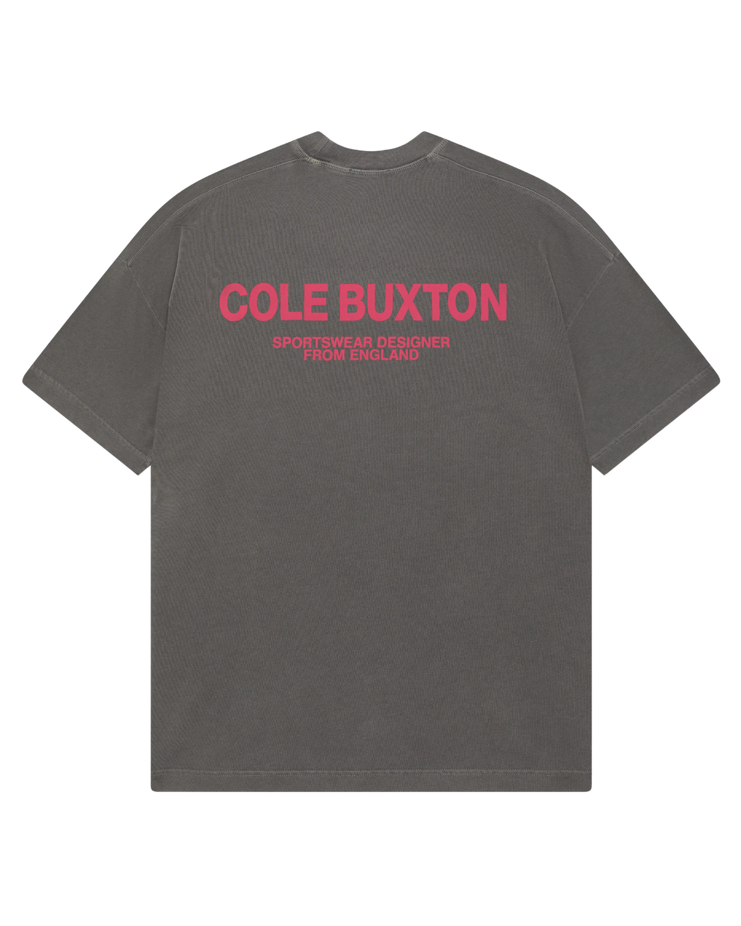 Cole Buxton CB Sportswear T-shirt - 'OG Washed Black/Pink'
