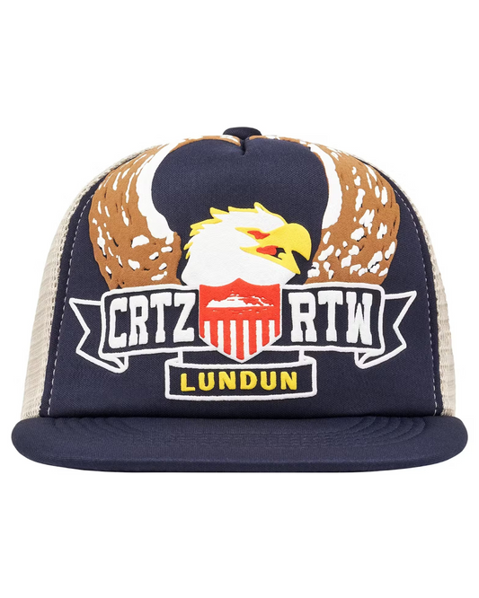 Corteiz Dipset Trucker Hat - 'Navy'