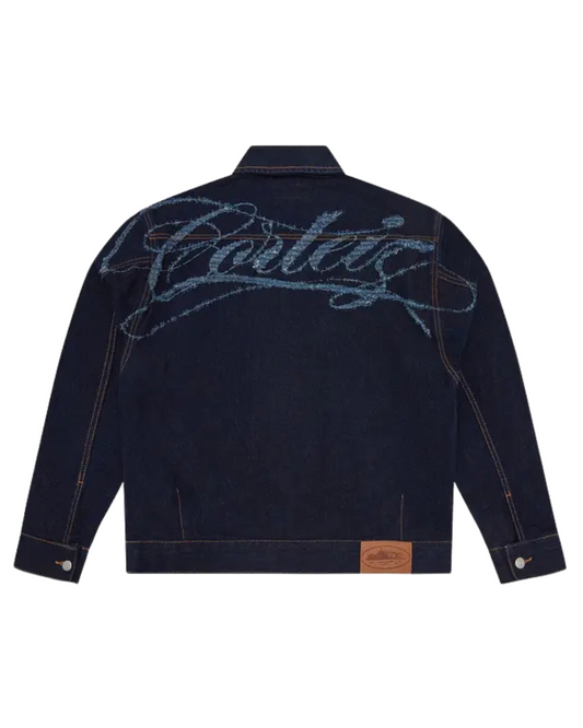 Corteiz Type II Frayed Denim Jacket - 'Indigo'