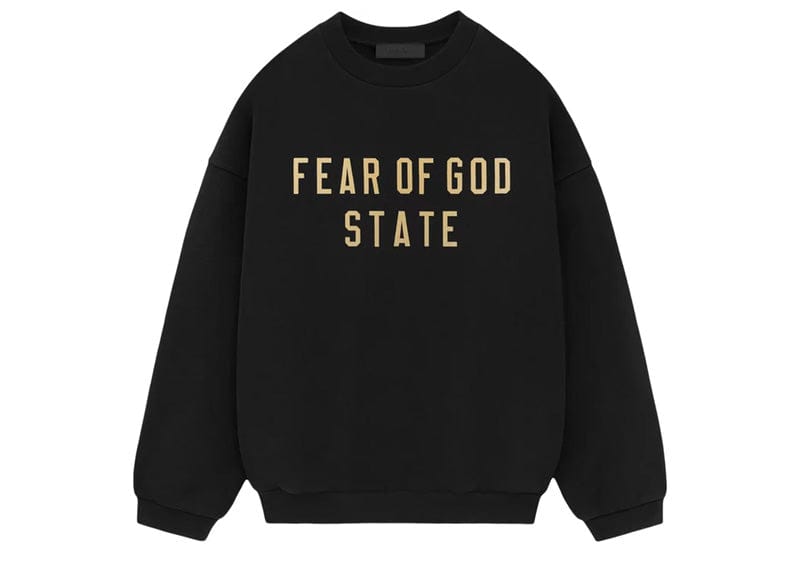 Fear of God Essentials Fleece Crewneck - "Black"