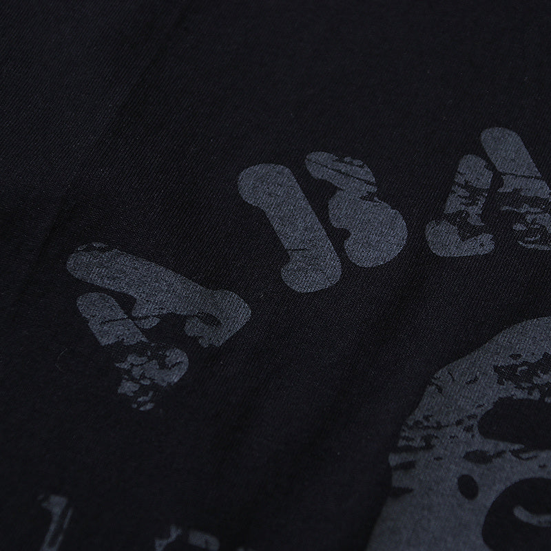 Bape Logo Print Tee Black