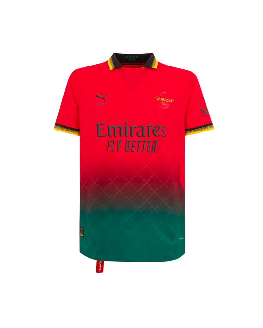 Ac Milan X Off-White™ 2024/25 Red Edition Football Shirt
