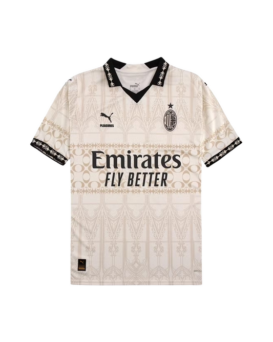AC Milan x Pleasures 2023/24 Light Version Football Shirt