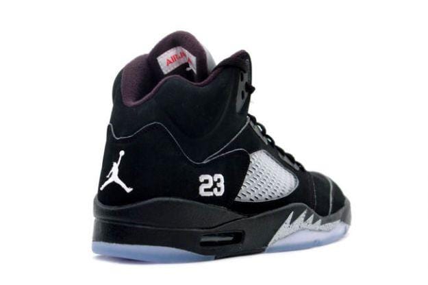 Air Jordan 5 Retro 'Black Metallic Silver'