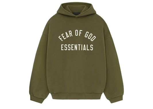 Fear of God Essentials Fleece Hoodie - 'Military'
