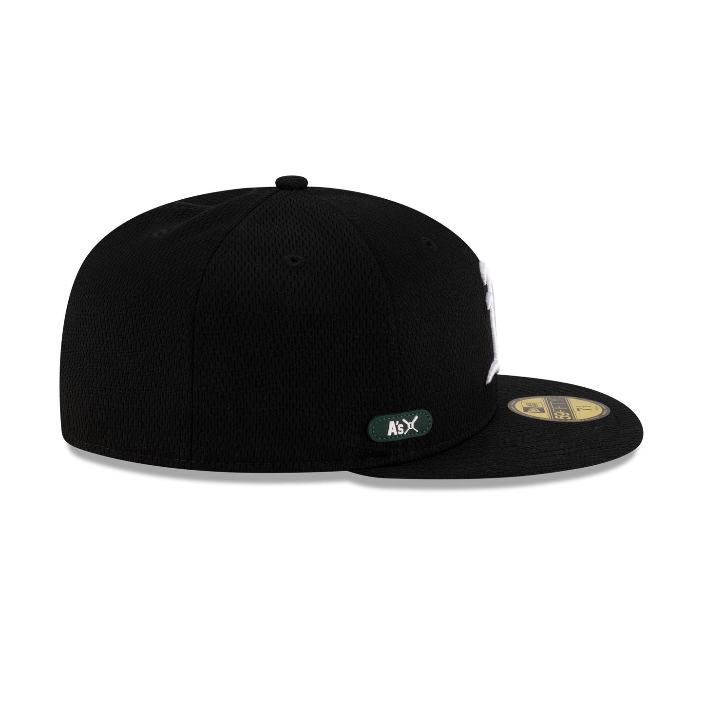Oakland Athletics 2025 Clubhouse Black 59FIFTY Fitted Hat