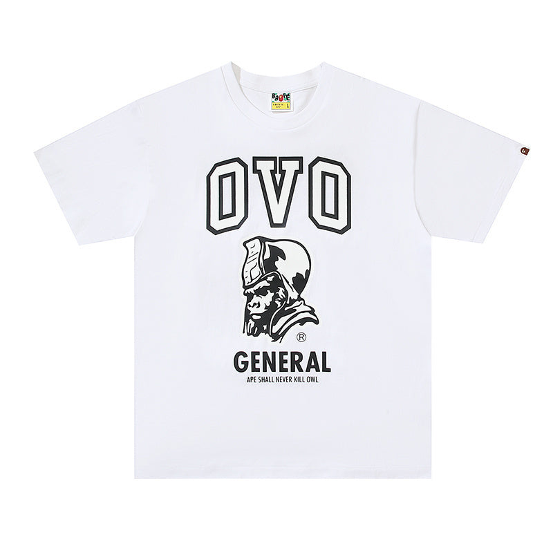 BAPE x OVO General Tee White