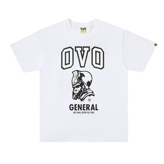 BAPE x OVO General Tee White