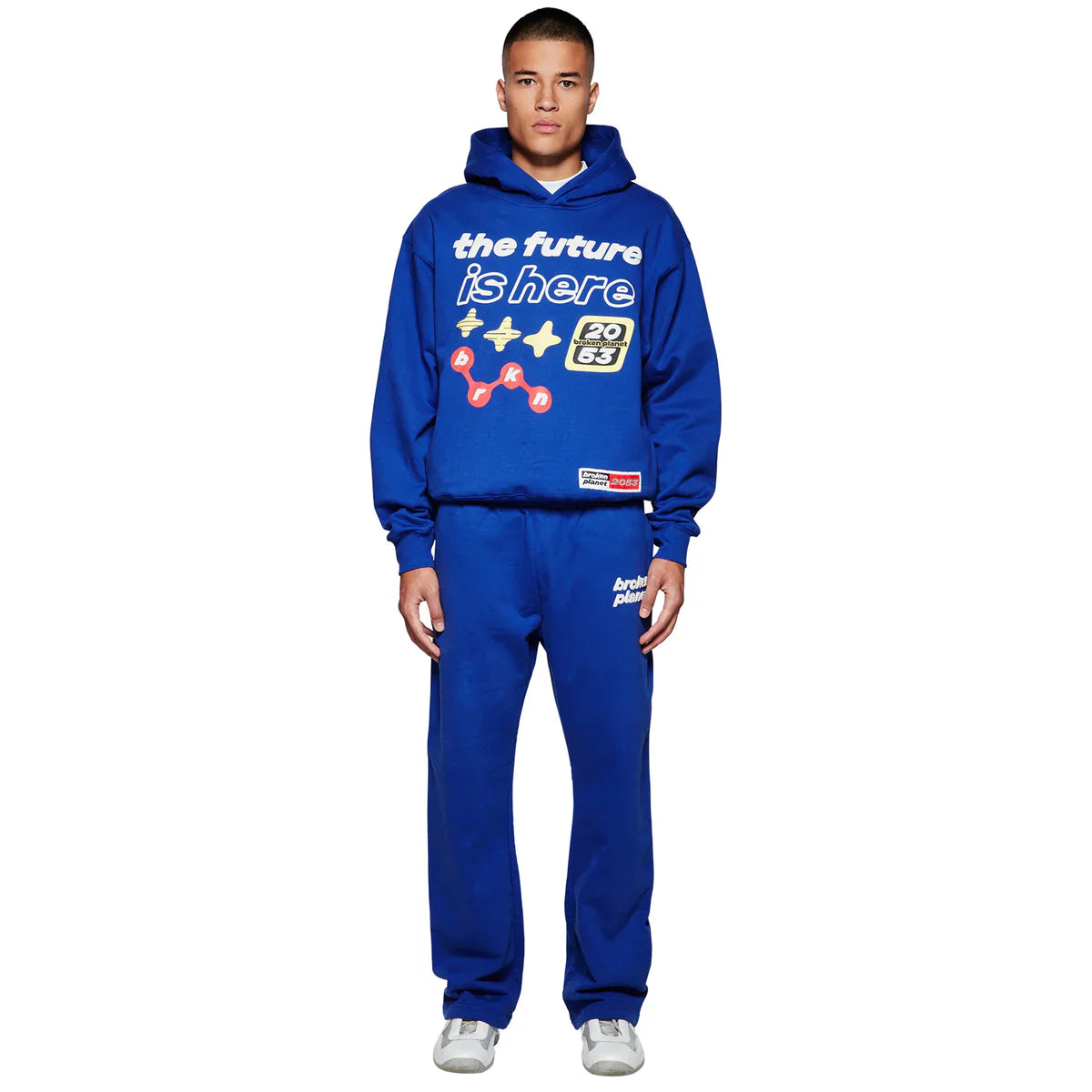 Broken Planet The Future Is Here Hoodie Blue