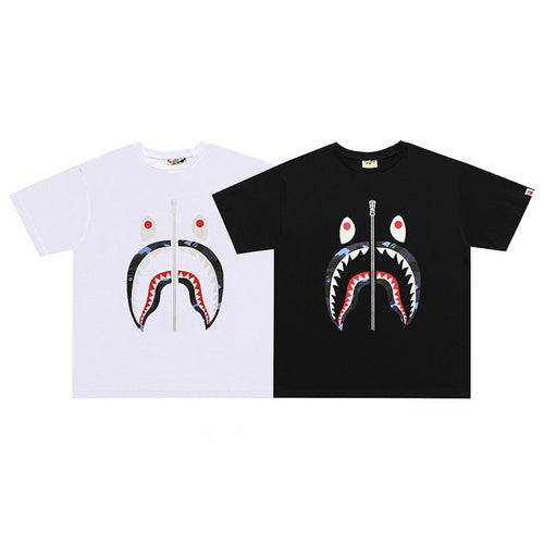 BAPE A Bathing Ape Shark T-shirt Black
