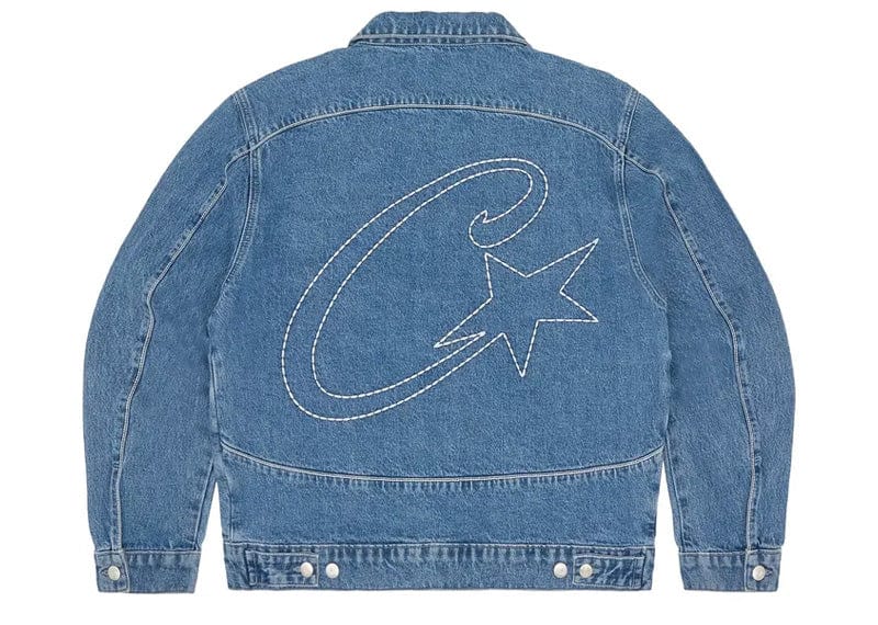 Corteiz C-Star Denim Trucker Jacket Blue
