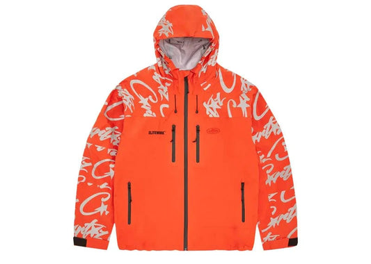 Corteiz Elitework Waterproof Shell Jacket 'Orange'