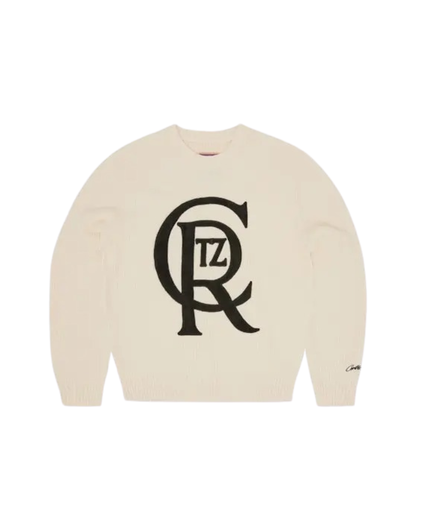 Corteiz Crest Knit Sweater - "Off White"