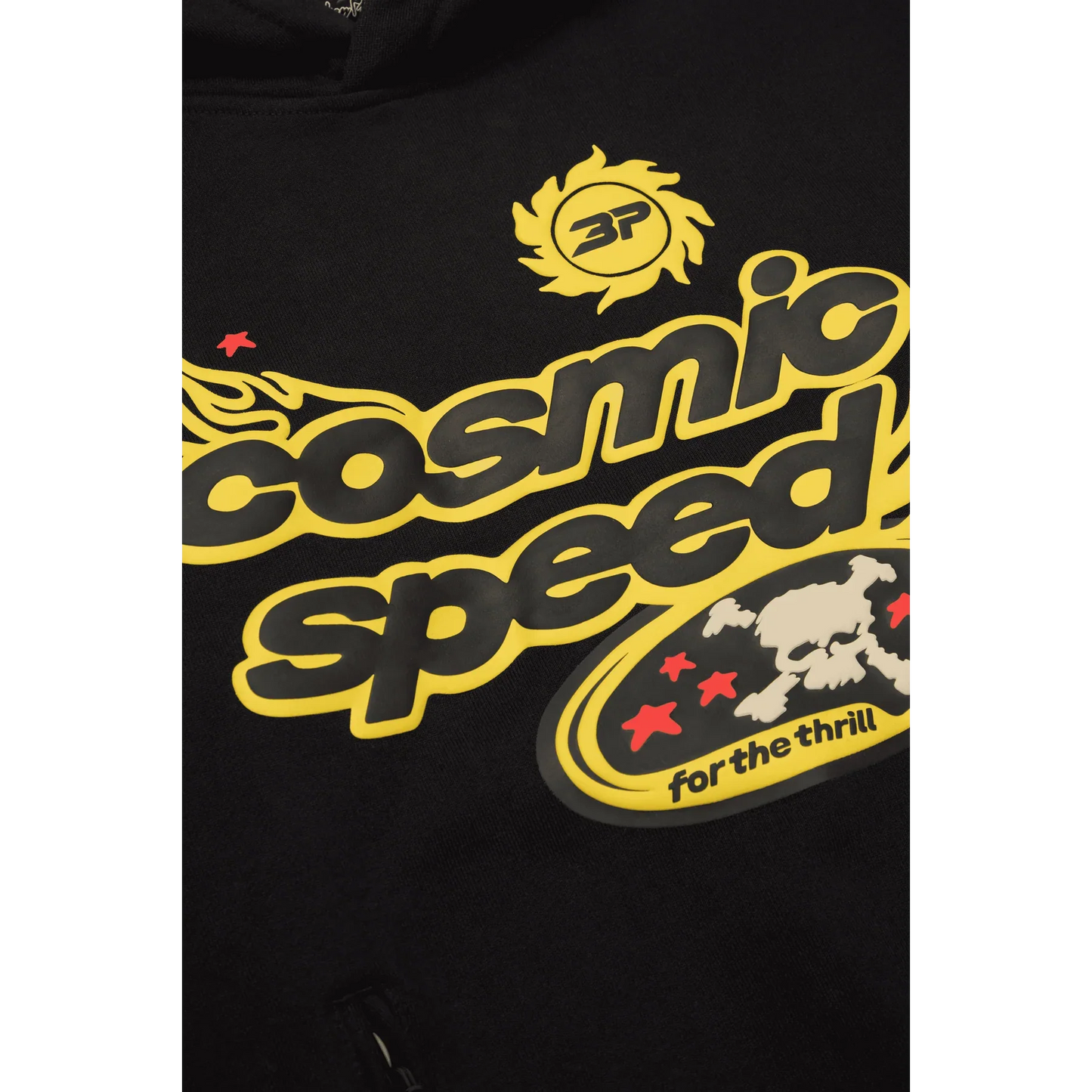 Broken Planet 'Cosmic Sped' Midnight Black/Yellow Hoodie